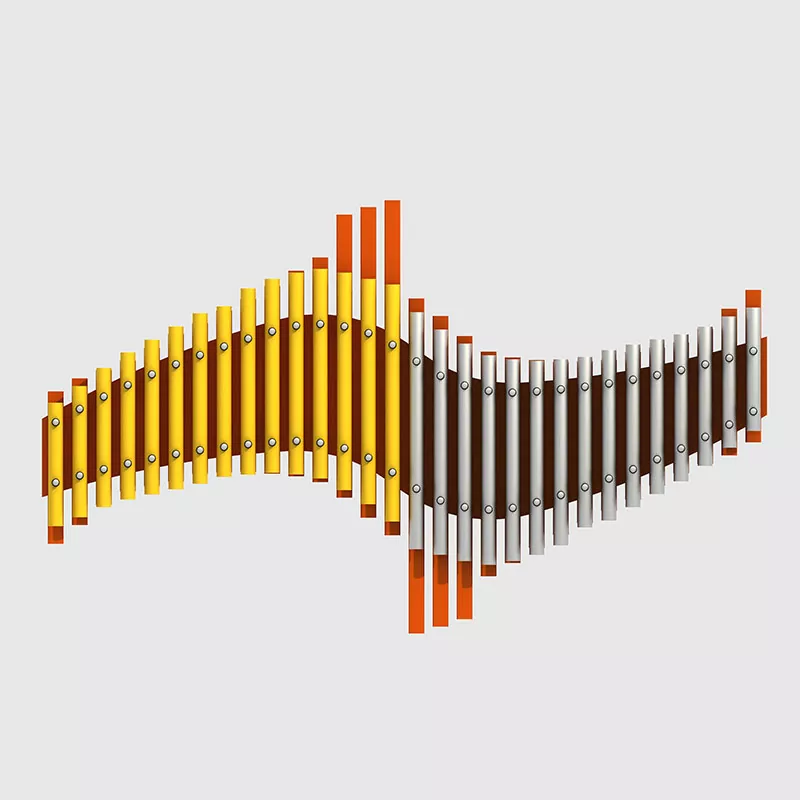 Hřiště z hliníkové slitiny Handpipes Venkovní hudební nástroje