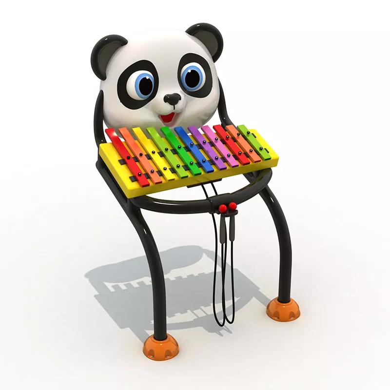 Panda ve tvaru bicí nástroje